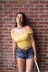 Lizbette Huerta: Short Shorts Sweetheart with Big Boobs and Fantastic Booty Bounces
