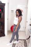 Curvy Amateur Ebony Bobbie Rains Shows Off Her Big Booty and Spreads Her Pussy