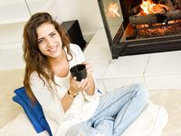 Posing on a Yoga Mat