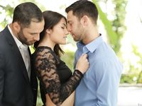 Gorgeous Adria Rae Strips Down and Gets Fucked in an Outdoor Tub