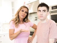Ravenous Cougar Aubrey Black Takes Tiny Guy's Cock