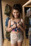 Tiny Teen Amateur Jocelyn Kelly Flaunts Tits and Ass in Public and at Home
