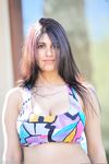 Curvy Amateur Babe Kalila Plays with Wet Tits and Pussy