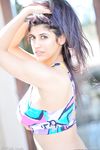 Curvy Amateur Babe Kalila Plays with Wet Tits and Pussy