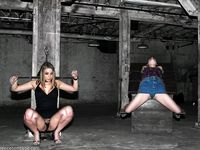 Tool Bondage with Alexa Von Tess and Delilah Strong  
Bound by Tools: Alexa Von Tess & Delilah Strong