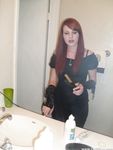 Redhead Girlfriend Shows off Shaved Pussy and Tight Ass