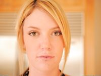 Blonde Babe Riley Poses with Horse Cock Outdoors - No Panties or Bra