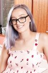Nerdy Babe Ellie Kay Shows Off Her Adorable Hairy Pussy with a Sweet Ass