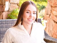 Naomi, the Beautiful Teen, Strips Naked Outdoors