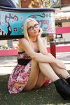 Shy Amateur Babe Morgan Attwood Strips in Car and Poses Nude