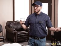 Busty Biker Babe Gabbie Carter Gets Fucked by a Tattooed Guy