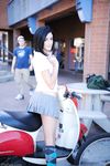 Beautiful Schoolgirl Shanel Flaunts Her Butt and Boobs in Public