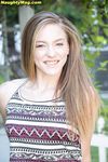 Sweet teen Luna Light doesn't keep her tiny tits hidden for long.