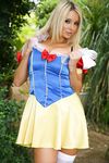 Stevie, the Busty MILF, Strips Off Fairy-Tale Costume Outdoors