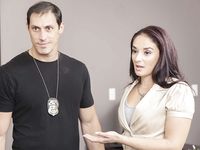 Latin Boss Diamond Kitty's Softcore BDSM Play with Employee