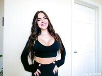 Raven-Haired Bombshell Suttin Can't Wait to Get Fucked