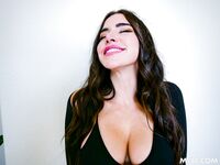 Raven-Haired Bombshell Suttin Can't Wait to Get Fucked