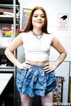 Redheaded Thief Katerina Deville Punished for Stealing