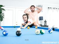 Freya Von Doom Blows and Rides Bearded Guy on the Floor