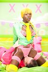 Dark-skinned flight attendant gets taken out and fucked in bed ? pics (Zaawaadi)