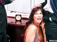 Mature Syren De Mer Gets Off with Horny Office Stud