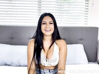 Latin Beauty Serena Santos Gets Fucked From Behind