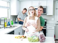 Crystal Clark Sucks and Fucks Stepson's Cock Before Bedtime