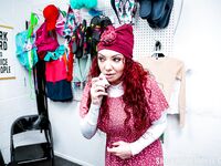 Curly-Haired MYLF Kiki Daire Punished for Theft