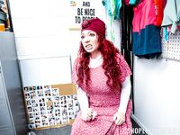 Curly-Haired MYLF Kiki Daire Punished for Theft
