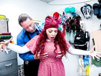 Curly-Haired MYLF Kiki Daire Punished for Theft