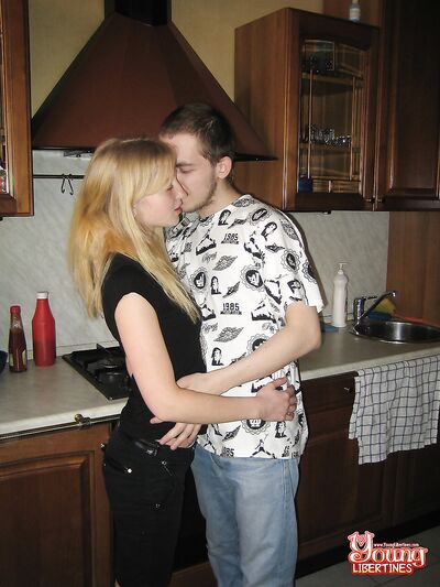 Abbot Gets Fucked in Various Sex Positions in the Kitchen  
Abbot's Kitchen Kinky Session
