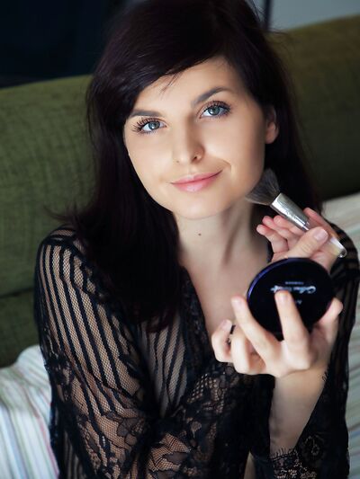 Beautiful Teen Flaca Strips Down and Masturbates Her Hairy Pussy with a Toy