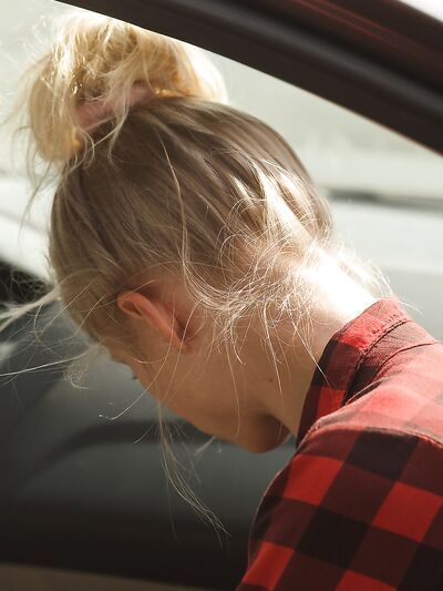 Natasha Legeyda Flaunts Her Incredible Teenage Tits Outdoors