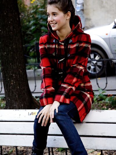 Petite Teen Stretches Tongue for Cum after Hard Sock