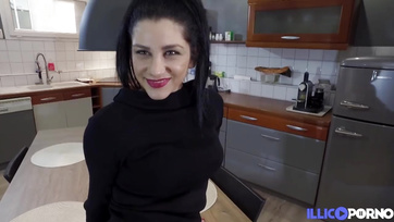 French Housewife Takes a Huge Black Cock in Her Asshole