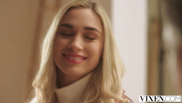 Seduced and Rode the Older Guy's Cock - Blonde Teen Babe