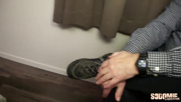 Russian Slut's Asshole Fucked in Front of Her Lover