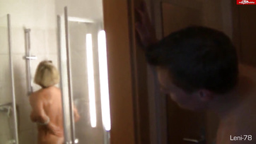 Stepmom Begs for Stepson's Sausage in Her Ass - Busty Blonde MILF