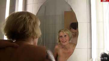 Stepmom Begs for Stepson's Sausage in Her Ass - Busty Blonde MILF
