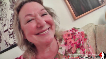 Granny Hungry for Young Meat Plays with his Sausage
