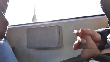 Train Blowjob by Horny Amateur Chick for Her Boyfriend's Tiny Sausage