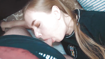 My Stepdaughter Got Stuck in the Bed, So I Fucked Her Smooth Pussy Good