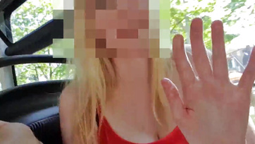 Blondie Babe Gives Public BJ to Her Buddy on Public Transit