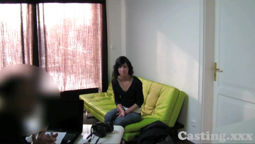 Shy Teen Girl Blissfully Swallows Cum at Her First Sex Casting