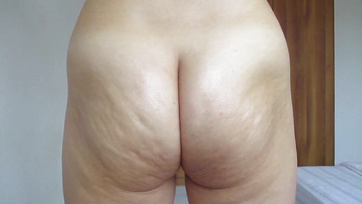Milf Lady Struts Nude, Showing Off Her Booty on Camera