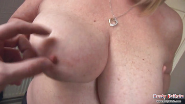 Big-titted babe gets what she craves: a hard cock in her wet pussy