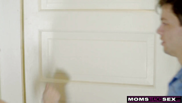 Stepmom Gets Surprised with a Sweet Threesome by Naughty Youngsters