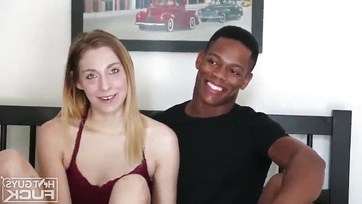 Big Black Guy Finally Fucks Horny White Nympho Babe Properly