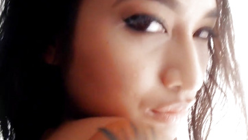 Vietnamese Teen Swallows Cock in Short Skirt