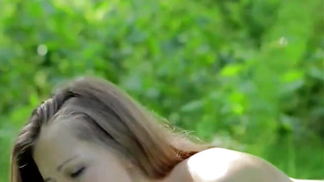 Busty Bride Gets Fucked Outdoors